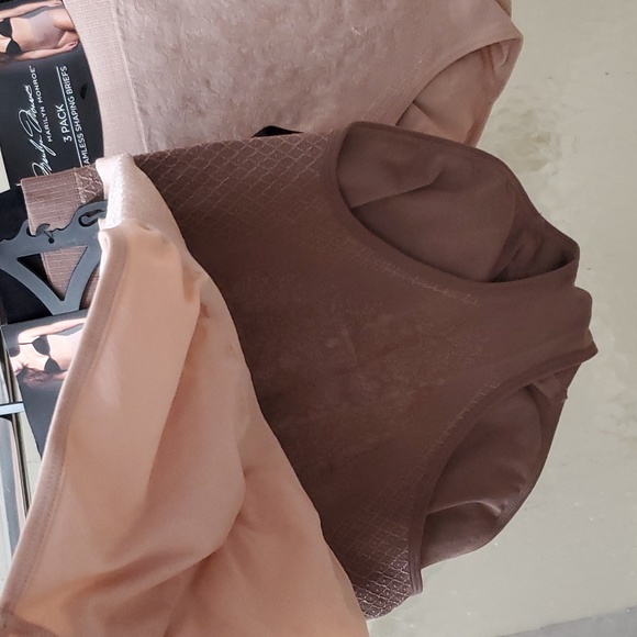 NWT Marylyn Monroe 3Pk Seamless Shaping Briefs; S, M, L, XL.  Br/Tan/Bl $35Each. - Picture 8 of 17